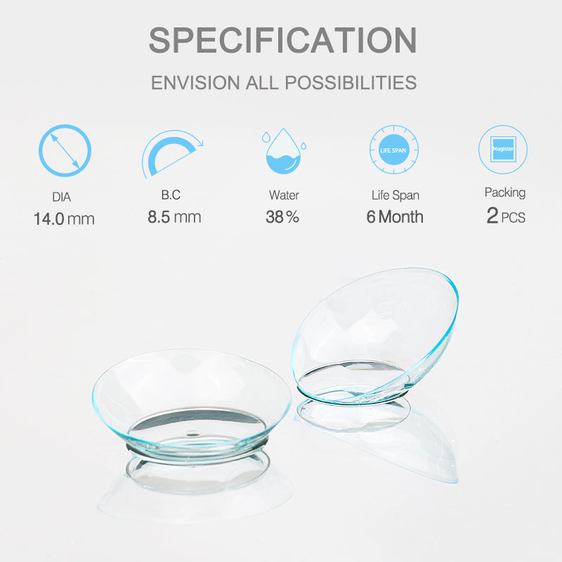 Kontaktlinsen mit Sehstärke für Hyperopie