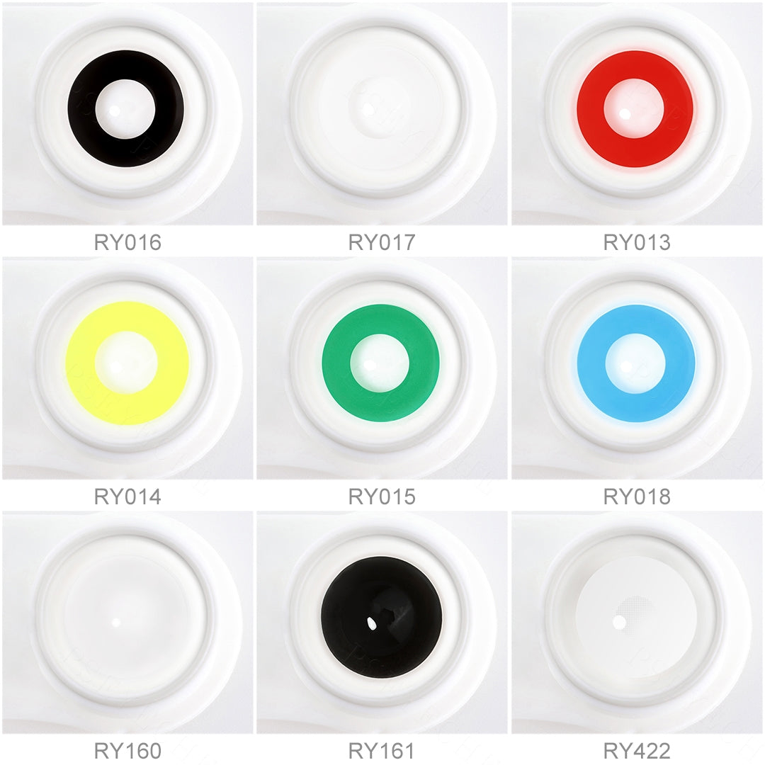 Contacts pour les costumes de blackout et de whiteout