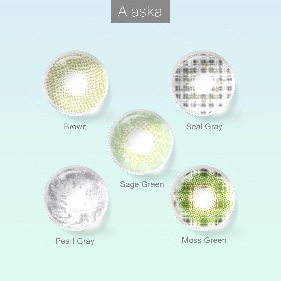ALASKA Natural looking Colored Contacts