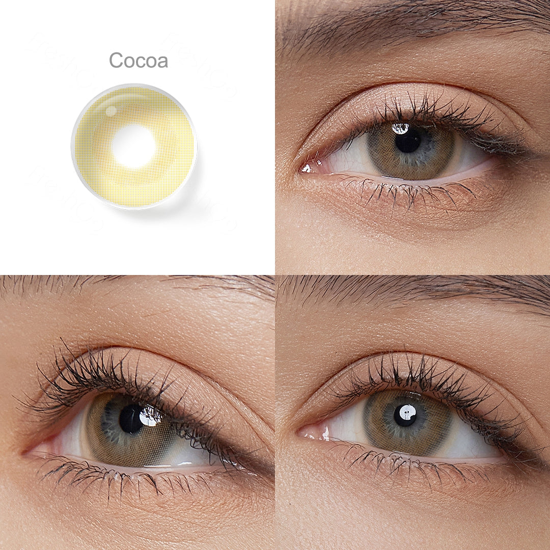 showcase of Cocoa  in model eye wearing