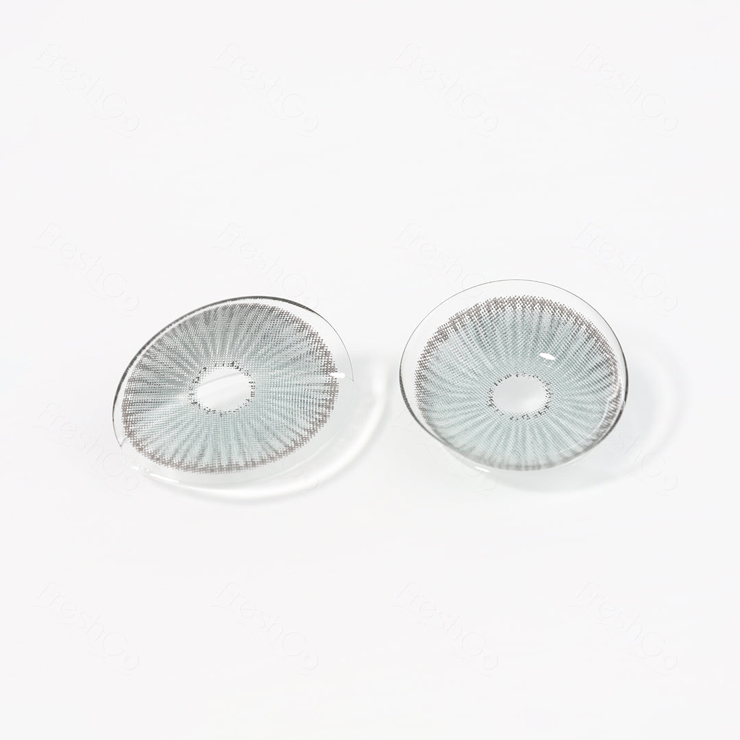 A Real shot image of the Fiesta Gray Contact lenses.