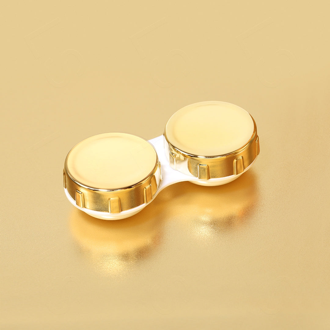 Showcase of gold case