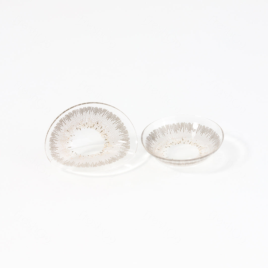 Gray Beige Bellalens Colored Contacts