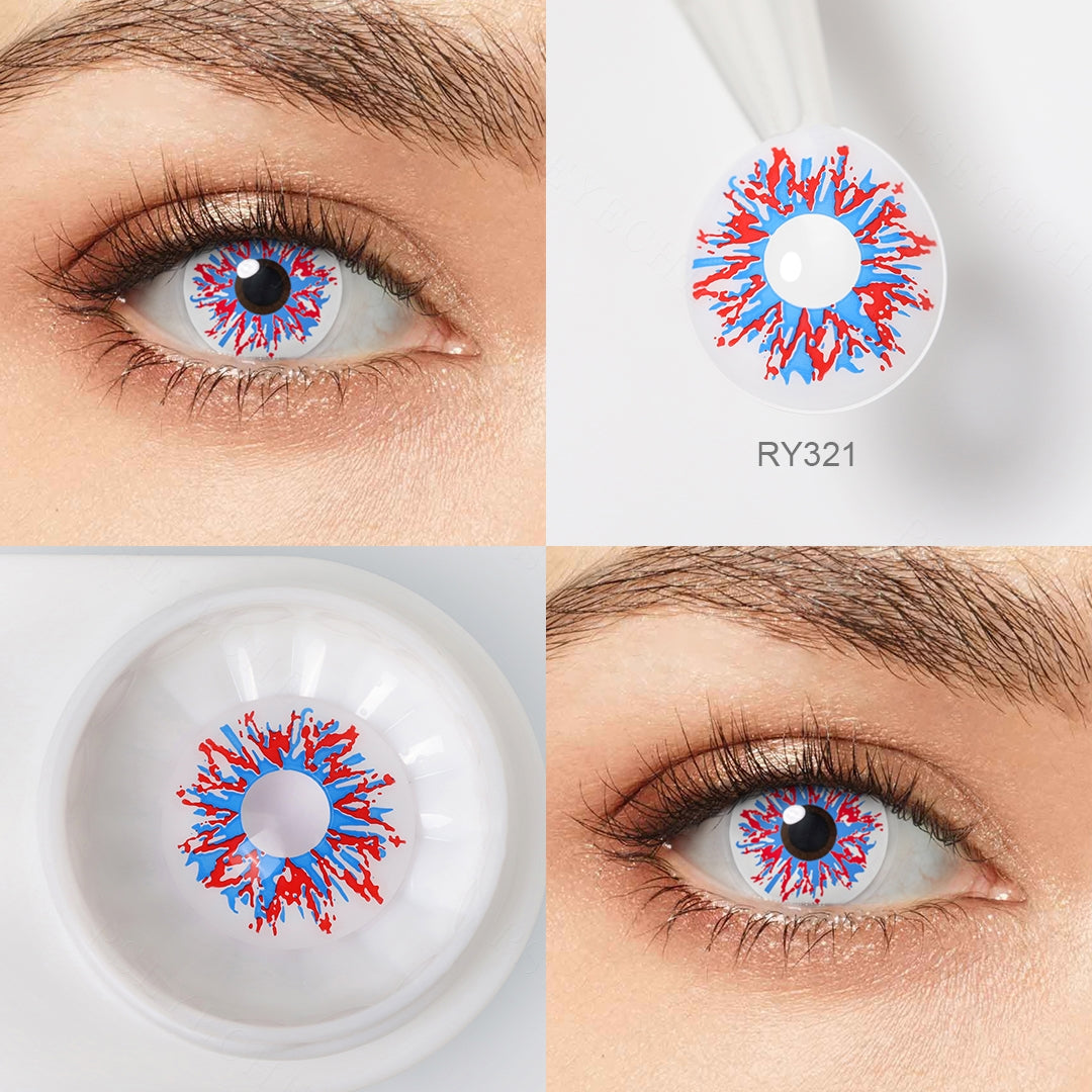 Sun Flame Halloween Contacts for cosplay halloween contact lenses