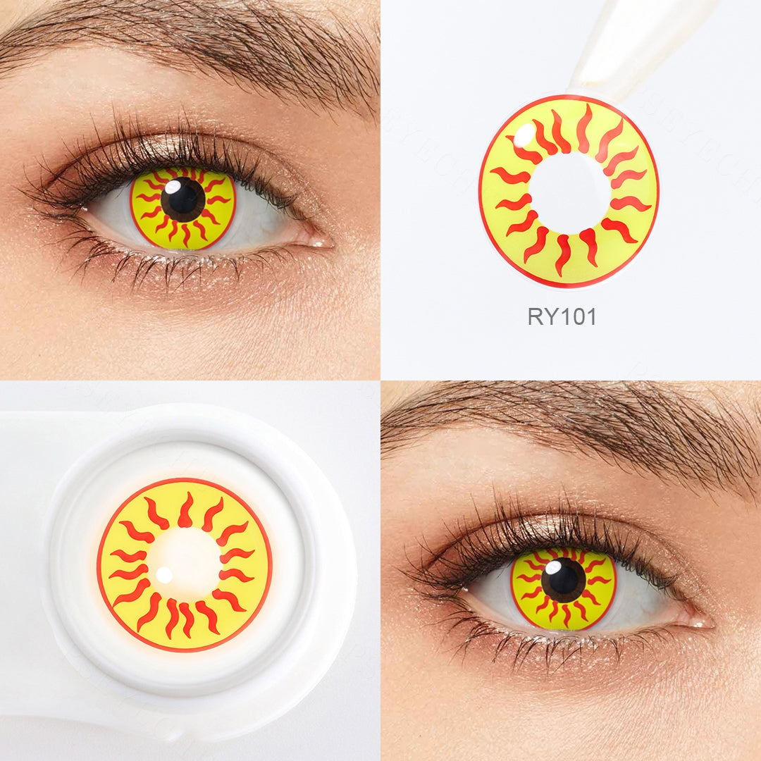 Devil Red cosplay contact lenses for Custume