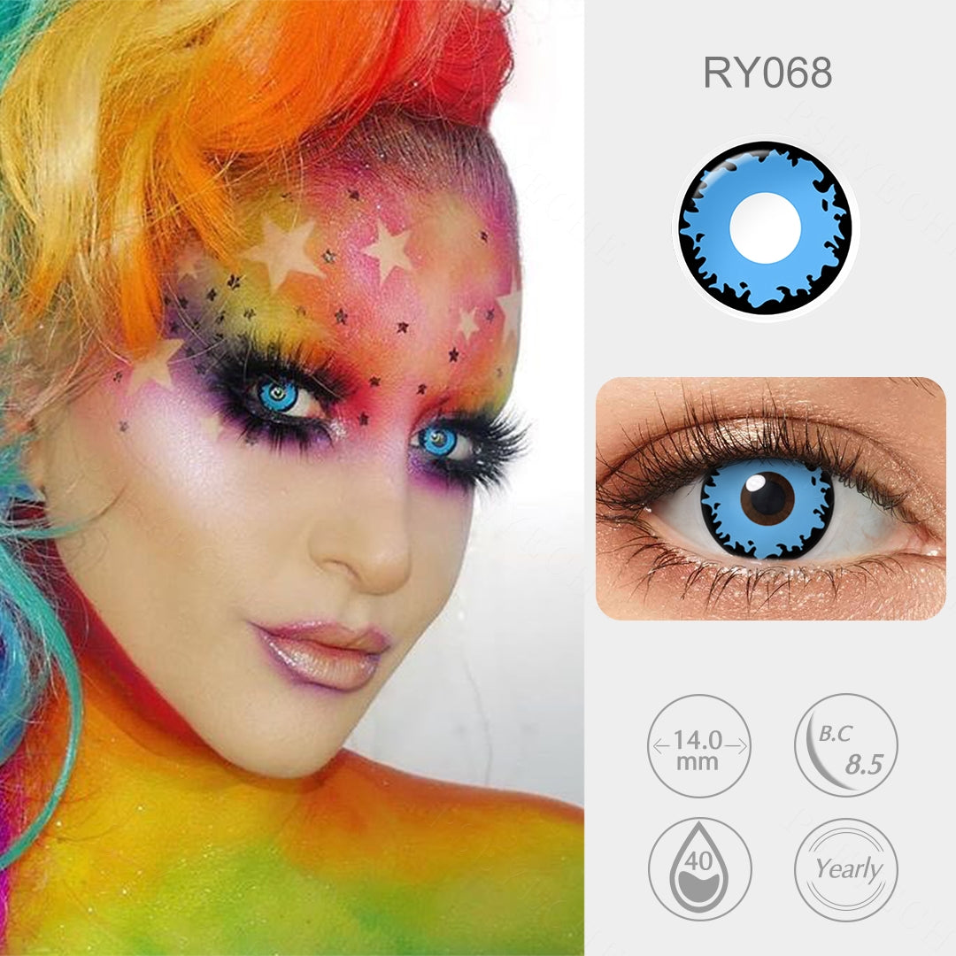 Twilight Blue Wolf Eyes Contacts cosplay halloween contact lenses