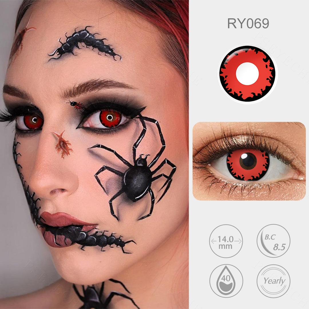 Twilight Red Wolf Eyes cosplay contact lenses for Custume