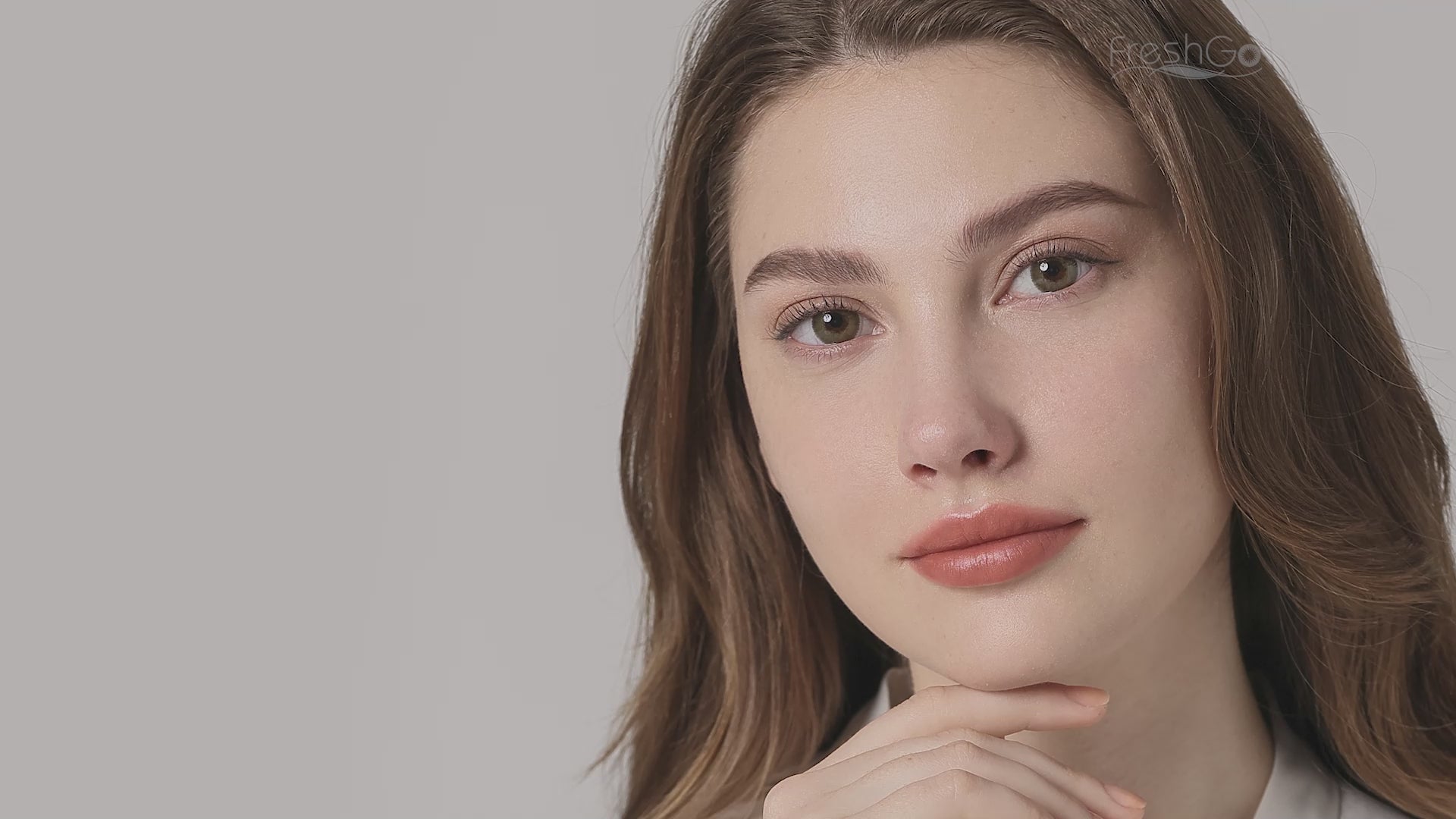 Product video presenting a range of Bellalens colored contact lenses, featuring close-up views of the lenses in various shades and demonstrating how they appear when applied to the eyes.