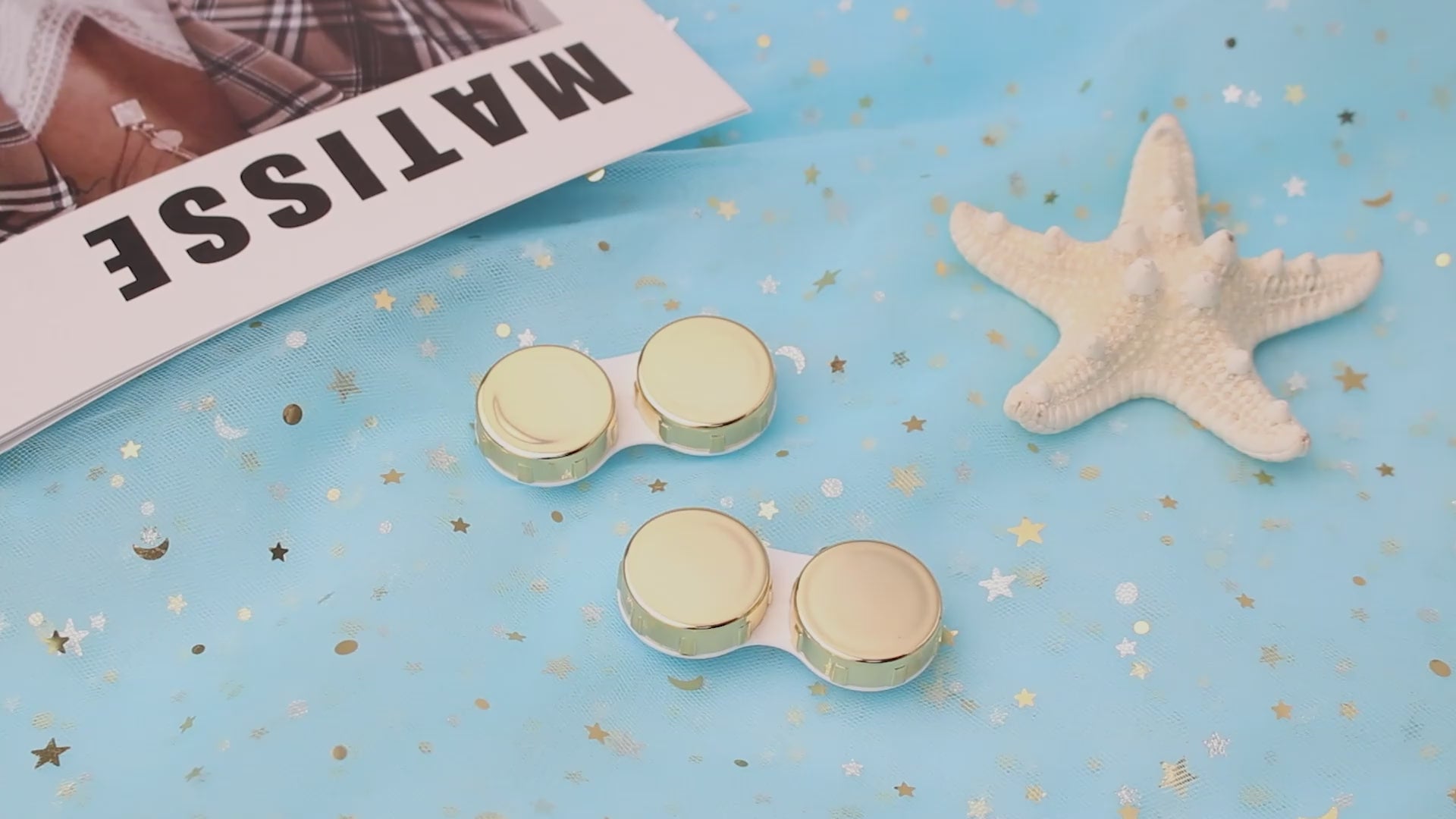 Showcase of gold case video.