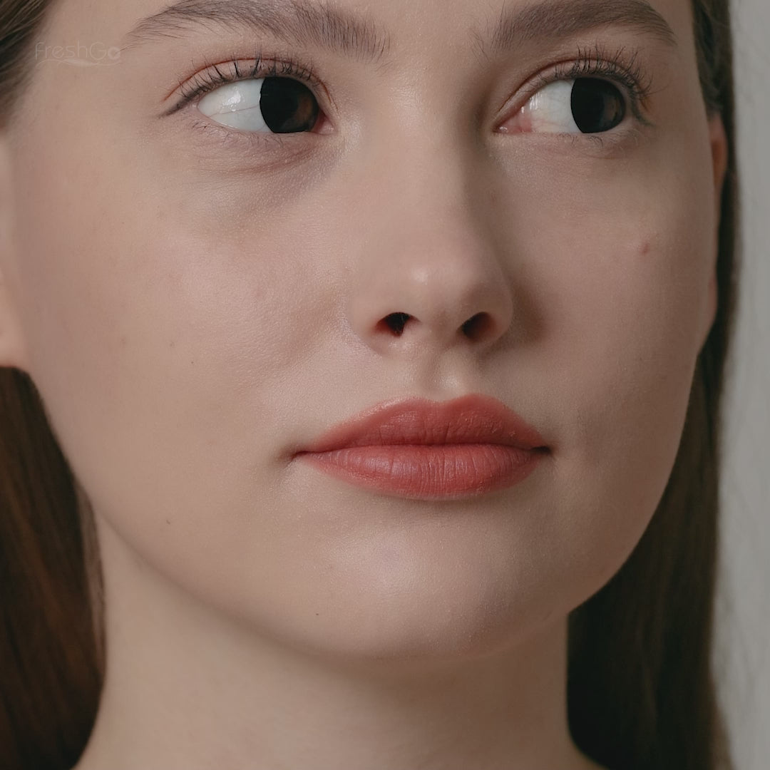 Product video presenting a range of Glass Ball colored contact lenses, featuring close-up views of the lenses in various shades and demonstrating how they appear when applied to the eyes.