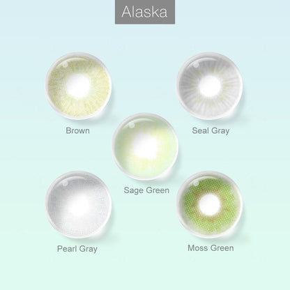 ALASKA Natural looking Colored Contacts 