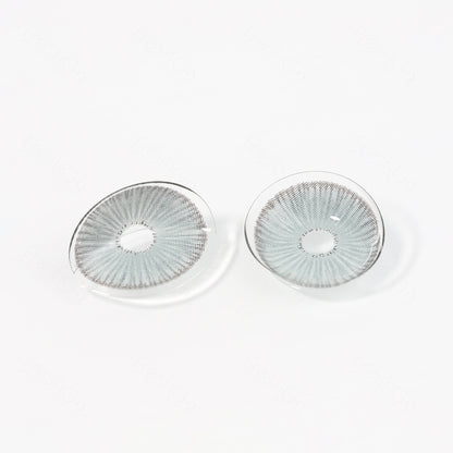 A Real shot image of the Fiesta Gray Contact lenses.