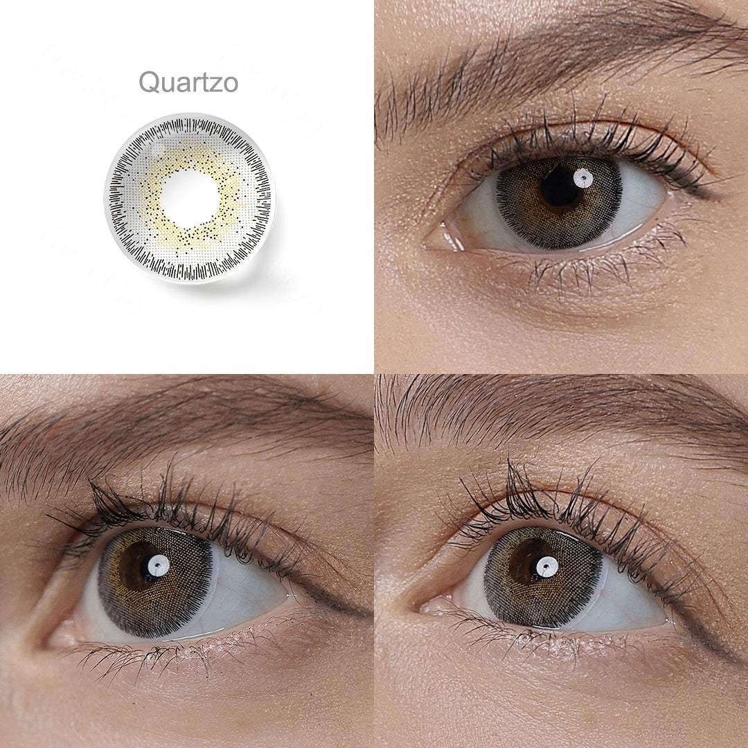 It shows the performance of looking at 3 different directions for color of Quartzo