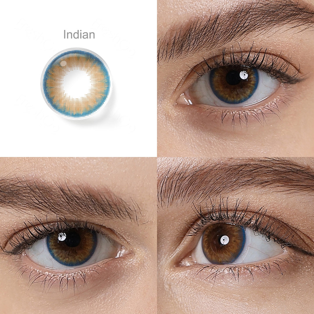 showcase of Indian in model eye wearing