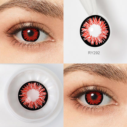  Harlequin Contact Lenses for Cosplay Custume and Halloween party 