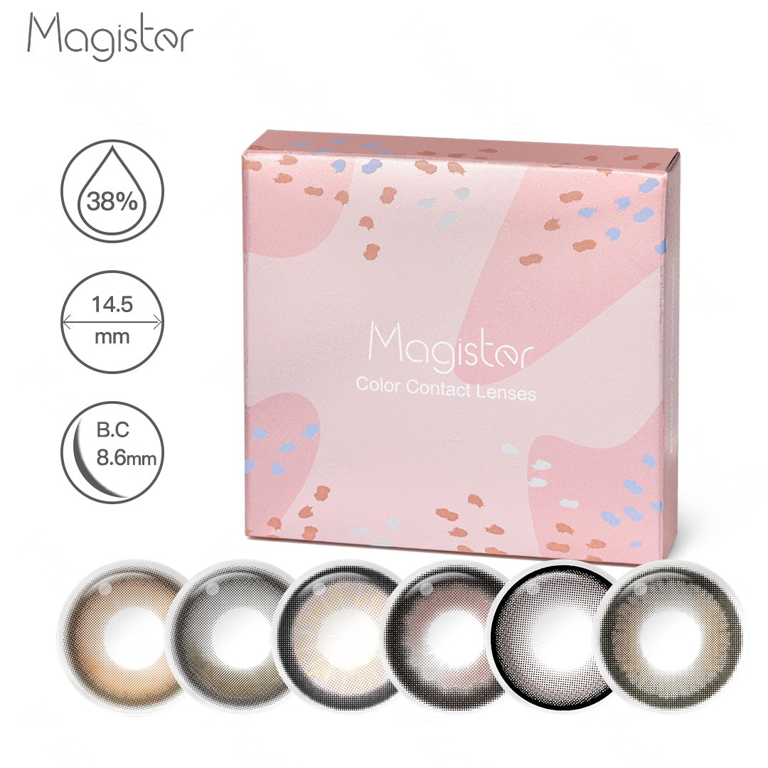 display a magisterJupiter contact lenses pink package box with shine and beautiful pattern ,one box contain with 2 pcs lenses 