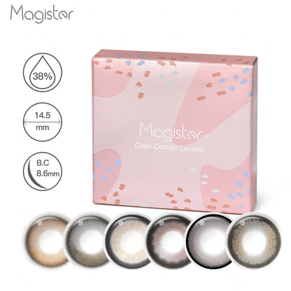 display a magisterJupiter contact lenses pink package box with shine and beautiful pattern ,one box contain with 2 pcs lenses 