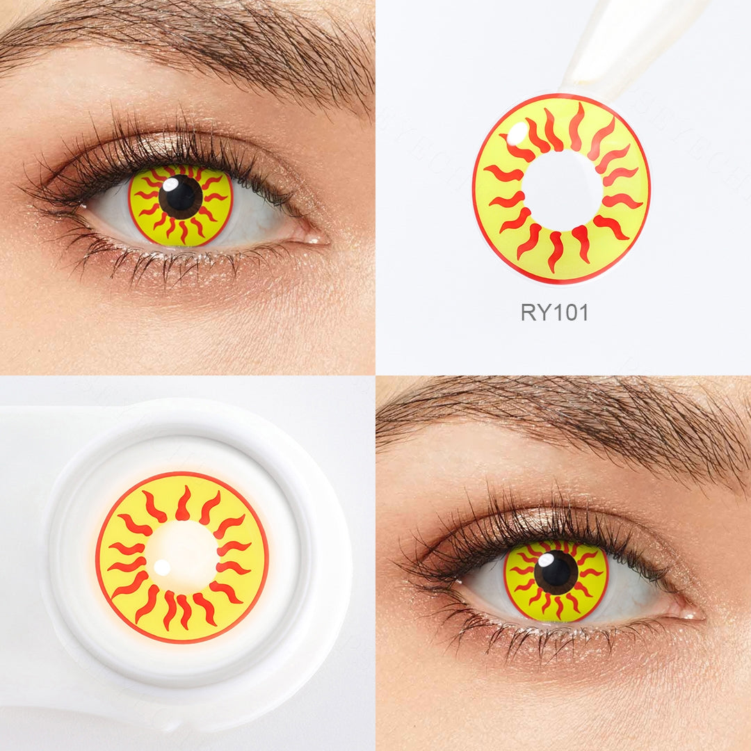 Devil Red cosplay contact lenses for Custume 