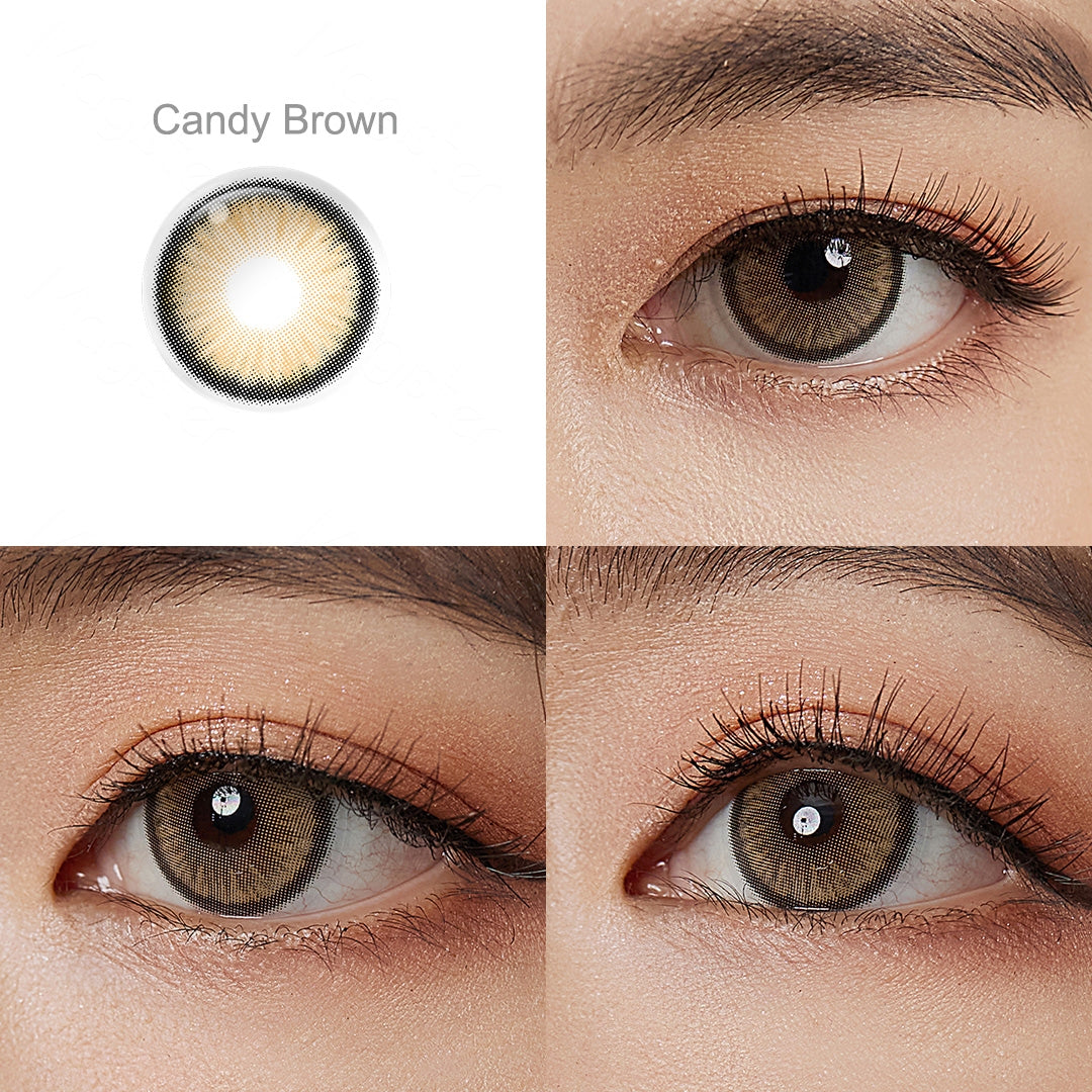 contact lenses Diamond Candy Brown  color lens