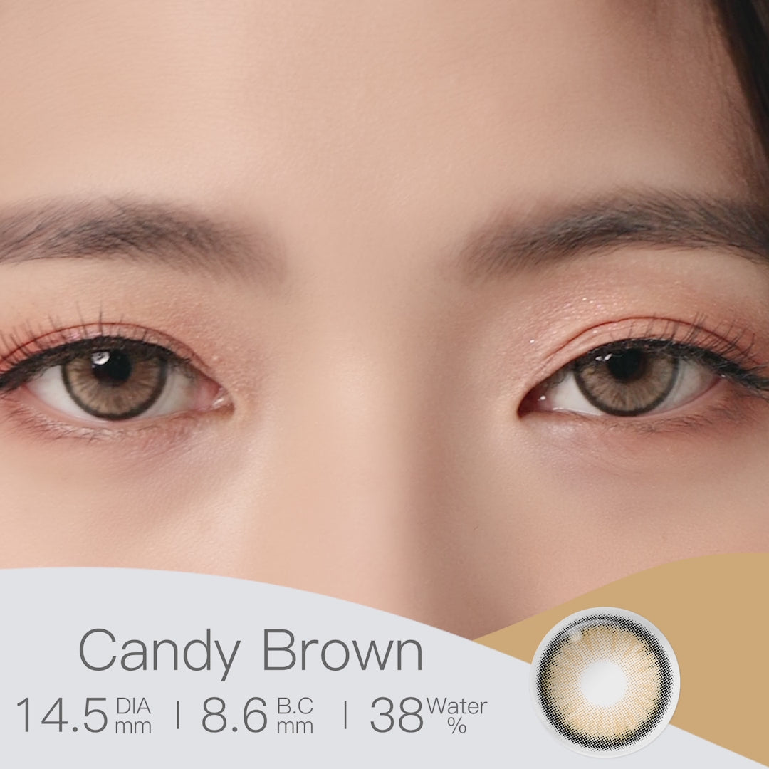 Product video presenting a range of Diamond N colored contact lenses, featuring close-up views of the lenses in various shades and demonstrating how they appear when applied to the eyes.